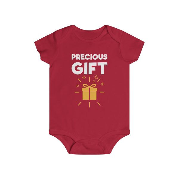 Precious gift infant onesie - red