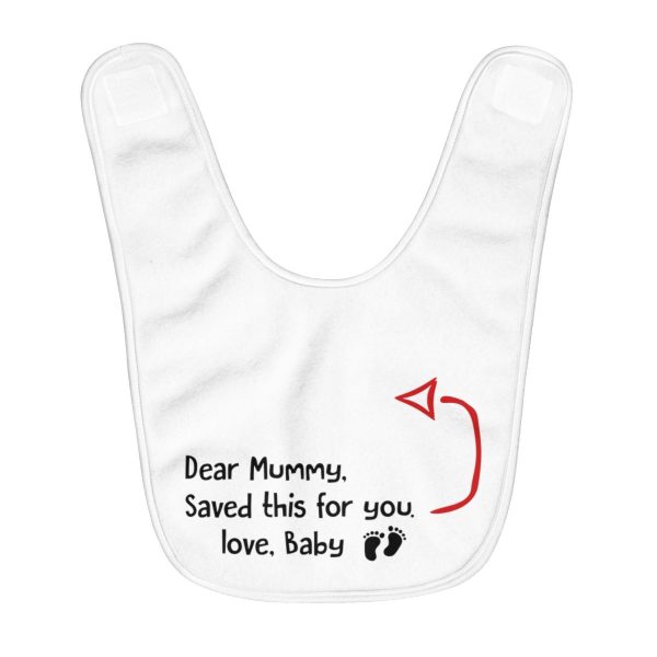 Dear Mummy... funny baby bib