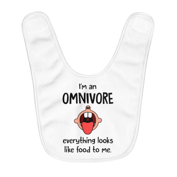 I'm an Omnivore Bib