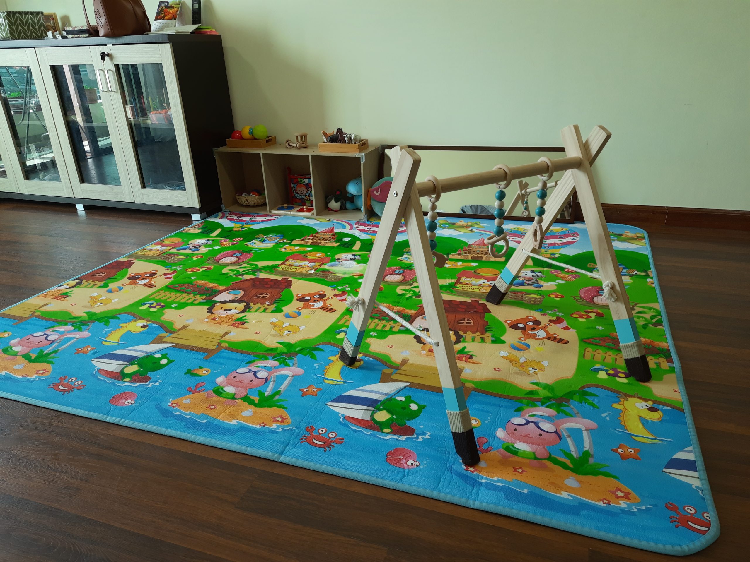 Our baby's play area